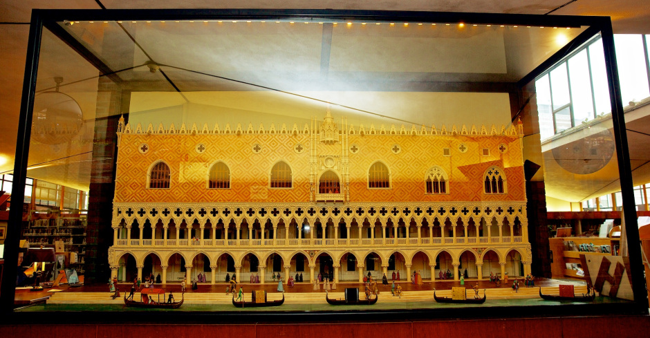Diorama of palazzo Ducale